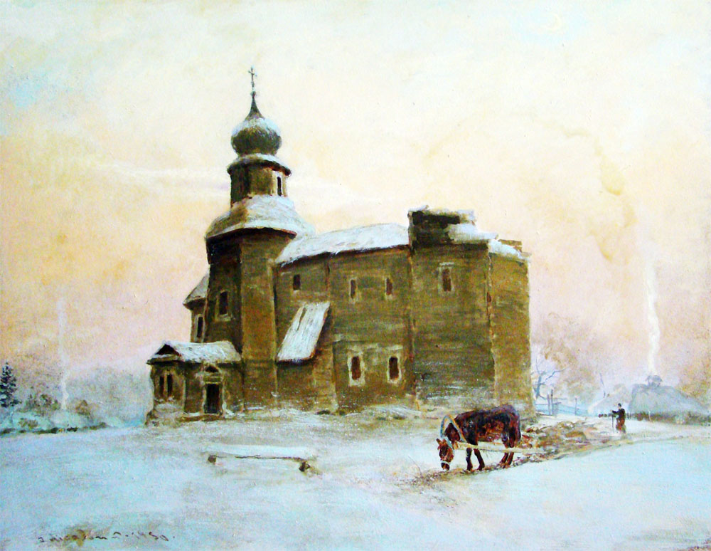 «Церква св. Юрія у Седневі». 2013. Полотно, олія